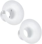 Begical Flange Inserts 21mm for Medela/Spectra/Elvie/momcozy/tsrete/bellababy/Motif Luna/Ameda MYA Breastpump 24mm Breast Shields. Reduce 24mm Nipple Tunnel Down to 21mm; 2pc/Each (21mm)