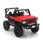 Shipeeship Battery Operated Jeep for Kids Ride on Toy| Kids Eletric Car with Bluetooth Music & Light Electric Car Jeep Battery Car for Kids to Drive (905 Red)