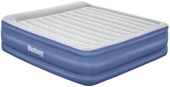 Bestway Tritech Airbed King Built in AC Pump, Size 80 inch x 76 inch x 22 inch