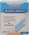 Hicks Round Lancets Pack of (100)