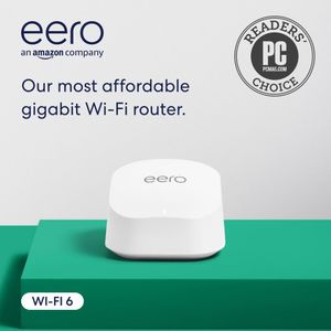 Amazon eero 6+ Mesh Wi-Fi Router – Dual-Band Gigabit Coverage
