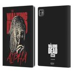 Head Case Designs Officially Licensed AMC The Walking Dead Alpha Season 10 Character Portraits Leather Book Wallet Case Cover Compatible With Apple iPad Pro 11 M4 2024