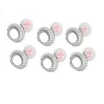 RINKLE TRENDZ® Aluminium Round Pie Dish Set of 6 Quiche Pan Combo Set Cup Cake Set Tart Mould with Removable Bottom 3 Inch for Baking in OTG Oven