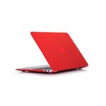 RUBAN Case Compatible with MacBook Air 13 Inch (Models: A1369 & A1466, Older Version 2010-2017 Release), Slim Snap On Hard Shell Protective Cover, (Red)