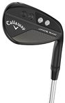 Callaway Jaws RAW Matte Black Approach Wedge, Left Handed, 52°-10° (Bounce) S Grind, Steel, S200 (Stiff), Standard