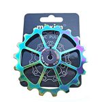 Calandis Bicycle Rear Derailleur Pulley MTB Ceramic Bearing Jockey Wheel Multicolor