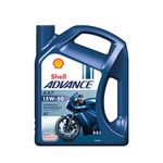 Shell Advance 4T AX7 15W-50 API SM Synthetic Technology Motorbike Engine Oil for Royal Enfield (2.5 L)