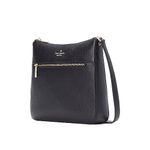 kate spade crossbody bag for women Leila top zip purse handbag for women (Black001)