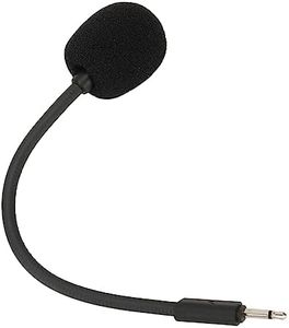Mic Microfono con Asta di Ricambio per Quantum 100, Cuffie da Gioco Wireless per PC Accessori di Ricambio Microfono con Jack da 2,5 Mm con Cancellazione del Rumore