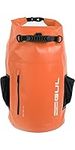 Gul 40L 40 Litre Capacity Heavy Duty Dry Backpack Rucksack Bag - Black Orange - Waterproof Sprayproof - Unisex