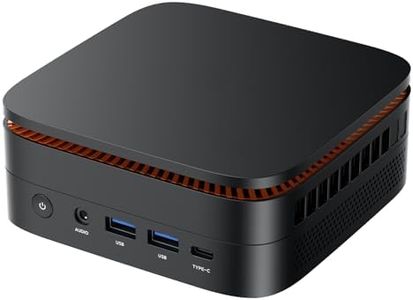 NiPoGi Mini PC Alder Lake Ν95(jusqu'à 3.4GHz),Mini Ordinateur de Bureau, 8 Go DDR4 / 256 Go M.2 SSD, 4K@60HZ HD Dual Display, 2.4/5G WiFi, RJ45 Gigabit Ethernet, BT4.2, VESA pour Bureau