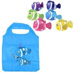Oytra Bags Reusable Foldable and Eco Friendly Shopping Grocery Bag Fish Theme (Set of 6)
