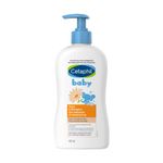 Cetaphil Baby Wash & Shampoo With Organic Calendula - Tear Free - Paraben, Colourant and Mineral Oil Free - 400ml Pump