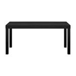 Black, Coffee Table : DHP Parsons Modern Coffee Table, Black Wood Grain