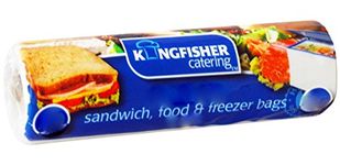 Kingfisher 200 LARGE FREEZER BAGS ON ROLL FOR CATERING & KITCHEN FOOD, FRIDGE FRESH