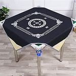 Mahjong Table Cover Mat Anti-Slip Slient Mahjong Majiang Poker Paigow Card Game Mat Tablecover 39.37 * 39.37in(100 * 100cm) with Pocket