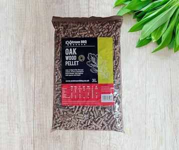 Exstream Granulés pour barbecue 3 L – 8 espèces – Pour une utilisation avec les fumoirs électriques Ninja et les fours à pizza Ooni (chêne)