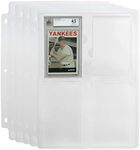 Simply Genius Collectible Cards Storage Tray Holder for PRO Card Sleeves, Graded Sports Cards Slabs for Baseball Cards, for 3 Ring Binder, Graded by Beckett