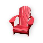 RVO Classic Muskoka Chair – Premium HDPE Outdoor Chair, Made in Canada, Available in 10+ Colours (Red)