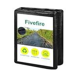 FiveFire Ground Cover Weed Membrane Heavy Duty Landscape Ground Cover Membrane for Gardens 1m x 10m