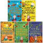 The Boy Who Grew Dragons Series 5 Books Collection Set By Andy Shepherd (The Boy Who Grew Dragons, The Boy Who Lived with Dragons,Who Flew with Dragons,Who Dreamed of Dragons, Who Sang with Dragons)
