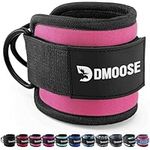 DMoose Ankle Straps for Cable Machine Attachments - Gym Ankle Cuff for Kickbacks, Glute Workouts, Leg Extensions, Curls, Booty Hip Abductors Exercise for Men and Women, Adjustable Neoprene Support