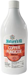 Nature's IQ Copper Fungicide. Controls powdery Mildew, Black spot, and Rust! for use on Roses, Flowers, ornamentals, Fruits, Vegetables, and lawns. Concentrate 16oz.