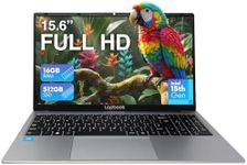 Lapbook 15.6" Full HD Windows 11 Laptop - 15th Gen CPU, 512GB M.2 SSD, Windows 11 Home, Dual-Band WiFi, Integrated Webcam - S15 N6 Quad-Core, 15 Inch Lightweight Laptop (16GB RAM)