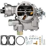 Marine Carburetor 2 Barrel Carb for Mercruiser Rochester Mercarb 3.0L 2.5L 4 CYL Engines with Electric Choke & Jets Gaskets Long Linkage, Replace 3310-864940A01, Base Bolt Pattern is 3 3/4 X 2 inches