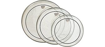 Remo PP-0910-PS Pinstripe Clear Tom Drumhead Pack - 12", 13" & 16"