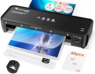 Bonsaii Laminator, 9 Inch 4 in-1 Thermal Laminator Machine with Never Jam Technology for Doc/Posters/Photo, Personal Laminator with 40 Laminting Sheets, Convenient for Office School Home Business