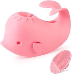 Bath Faucet Cover for Kids, Bath Spout Cover for Baby are Suitable for Most Bathtub Faucet, Spout Cover Bathroom Tub Adds Fun to Your Baby in The Shower.（Pink）