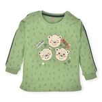 Luvlap Baby Boy's Regular Fit T-Shirt (903041_Olive