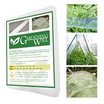 Mosquito Bug Insect Bird Fine Mesh Net Barrier Hunting Blind Garden Screen Netting for Protect Your Plant Fruits Flower (2M x 15M)