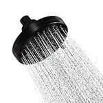 SparkPod Rain Showerhead with 8 Spray Settings- High Pressure Shower Head with Flow Restrictor -5" High Flow Luxury Shower Heads with Anti-Clog Silicone Nozzles- 1 Min Installation (Oil Rubbed Bronze)