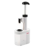 Westmark 40232260 2-in-1 Plum Pitter Stoner with Stainless Steel Plunger and Waste Container