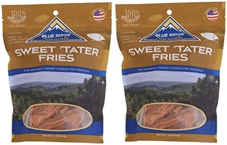 Blue Ridge Naturals - Sweet Tater Fries (1 lb.) - Naturally Healthy Dog Treats (2-Pack)