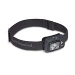 BLACK DIAMOND Cosmo 350 Headlamp | 350 Lumens | Rechargeable or 3X AAA Batteries | Waterproof, Dimmable for Camping (Graphite, 350 (AAA Powered))