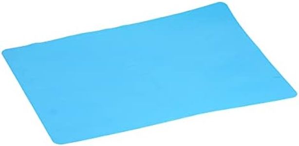 A3 Extra Large Silicone Sheet for Crafts Jewelry Casting Molds Mat, Premium Silicone Placemat, Multipurpose Mat, Nonstick Nonskid Heat-Resistant(15.7 x 11.7 inches) (Blue)