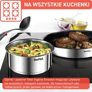 Tefal Ingenio 20-Piece Stainless Steel Cookware Set