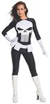 Rubie's Official Ladies Marvel Secret Wishes Punisher Costume - Medium - UK 12 - 14