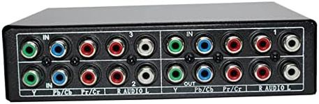 3 in 1 Out Component AV Video, AV S