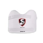 SG Supalite Cricket Chest Guard | White | Size: Youth | Chest Protector