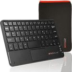 TECHGEAR [Active Strike Pro Mini Slim Bluetooth Wireless UK QWERTY Keyboard with Mouse Touchpad for Amazon Fire HD 10, HD 8 / Plus tablet (5th, 6th, 7th, 9th 10th, ALL Generation) with Keyboard case