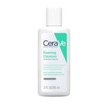 CeraVe Foaming Cleanser For Normal To Oily Skin (88ml) - Dermatologist-Developed Facewash | Non-Comedogenic And Fragrance-Free Cleansers For Acne-Prone Skin