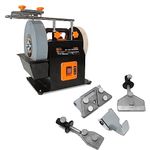 VOLTZ VZ-SCM8101 10-Inch Two-Direction Water Cooled Wet/Dry Sharpening System 180w 95 RPM Motor Speed & Sharpening Accesory Kit for 10-Inch Sharpening Systems, 4-Piece