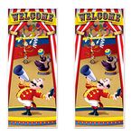 Beistle 52189, 2Piece Circus Tent Door Covers, 30" x 6', Multicolored