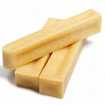 Dilecti Natural Dog Chews - Delicious, Hard and Long Lasting Yak Chews for Dogs, Dog Treats for Dental Care, Dental Sticks for Healthy Teeth (M size (pack of 3))