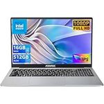 ACEMAGIC Laptop Computer Intel N97 Windows Laptop 16-in IPS 16GB DDR4 512GB M.2 2280 SSD Traditional Laptops Numeric Keypad WiFi5 HDMI Type-C Mini Laptop