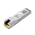 TP-Link 1000 Base-T RJ45 SFP Module Transceiver (TL-SM331T) - Plug and Play, High-Speed Gigabit RJ45 Port Connetion, Fully Metallic Enclosure, Up to 100m Distance